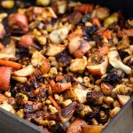 Roasted Winter Vegetables with White Beans