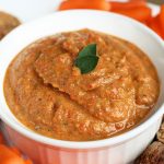 Eggplant and Roasted Red Pepper Dip (gluten-free and vegan)