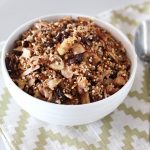 Maple Cinnamon Crunch Quinoa Granola – Gluten-free, Vegan + Refined Sugar-Free
