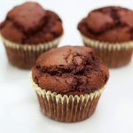 Whole-Grain Chocolate Zucchini Muffins – Gluten-free, Dairy-free & Nut-free
