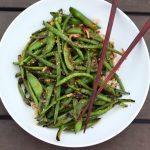Grilled Asian Green Beans – Gluten-free + Vegan
