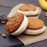 Grain-free Chocolate Chip Cookie Banana Ice Cream Sandwiches – Gluten-free + Dairy-free