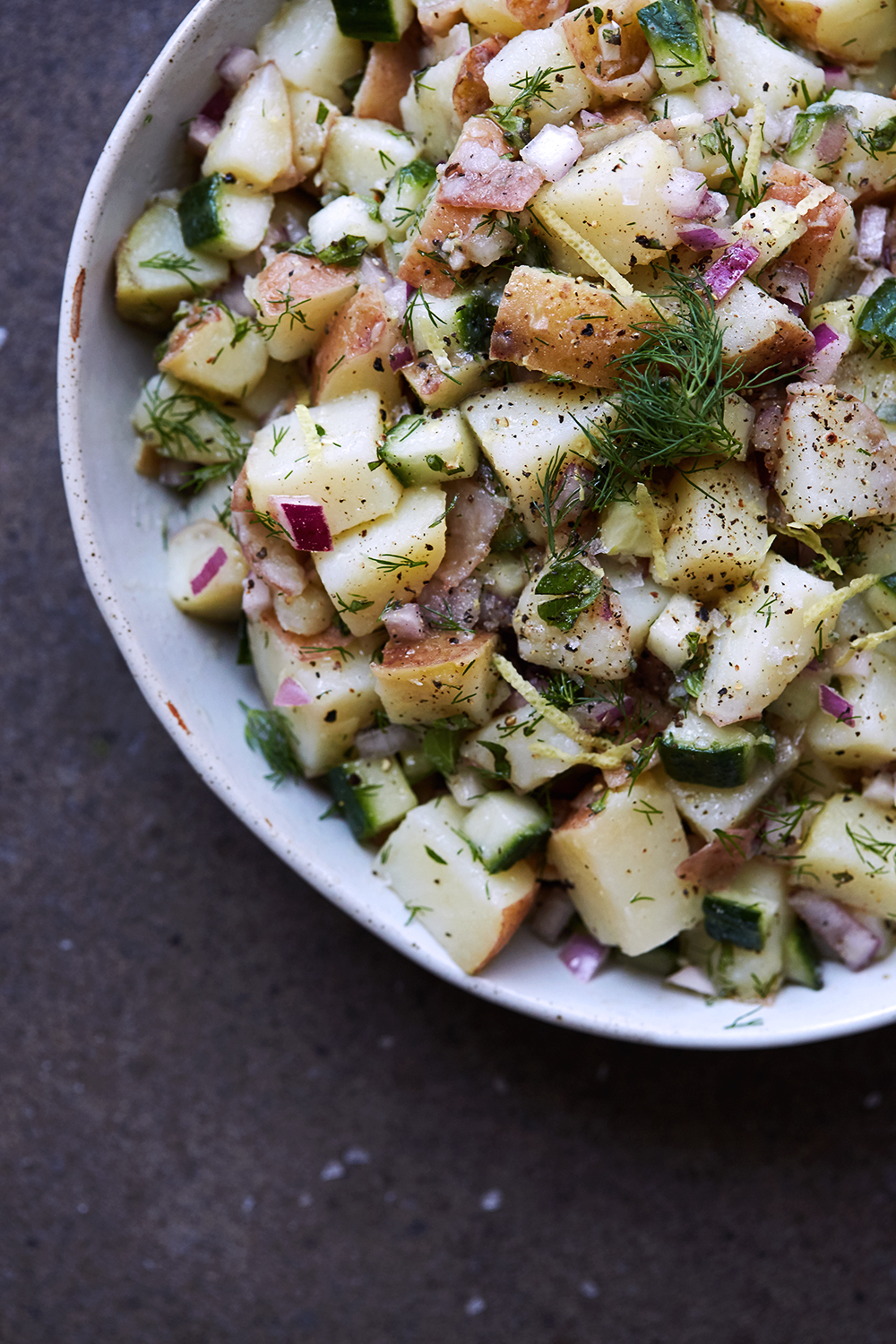 Greek Potato Salad - Tasty Yummies