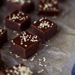 Boosted Chocolate Tahini Fudge {Gluten-free, Paleo}