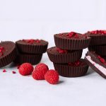 Dark Chocolate Raspberry Coconut Butter Keto Cups {paleo, low-carb, gluten-free, vegan}