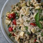 Pasta Salad with Arugula, Tomatoes and Raw Milk Cheese